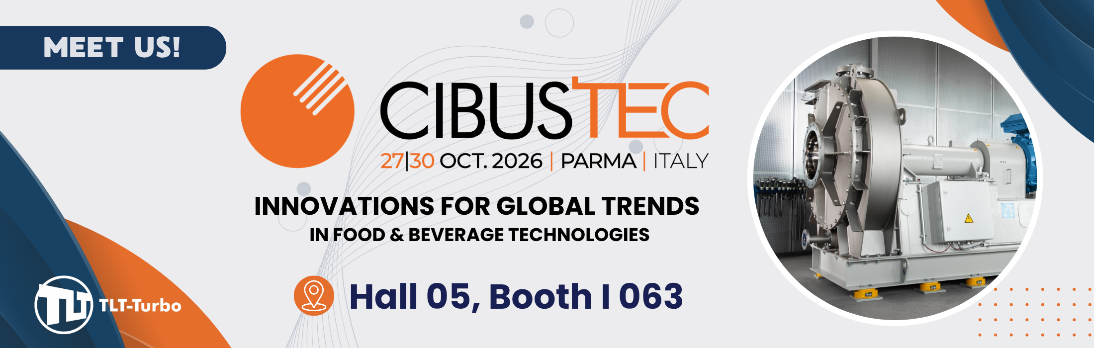 Innovations for the food industry: Our presence at Cibus Tec in Parma Innovations for the food industry: Our presence at Cibus Tec in Parma