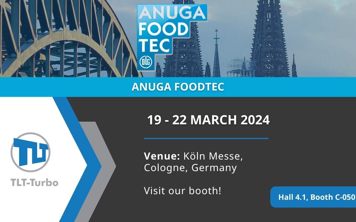 Visit TLT-Turbo at Anuga FoodTec 2024!